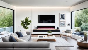 Ruang Tamu dengan Smart Home Technology
