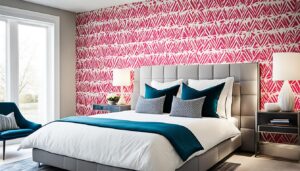 Wallpaper kamar tidur modern stylish