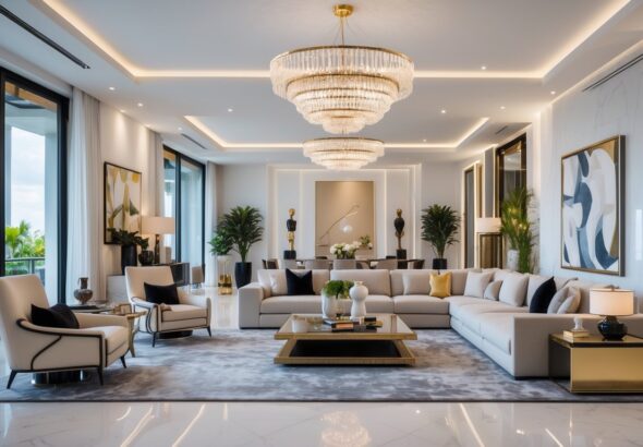 Inspirasi Dekorasi Interior Megah dan Terbaik untuk Hunian Mewah Modern yang Elegan