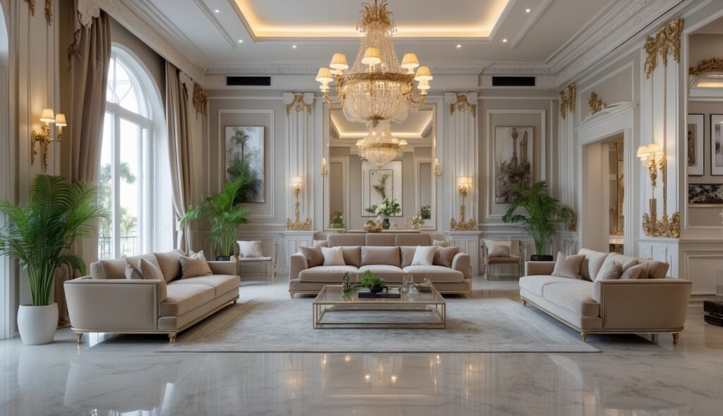 Dekorasi Interior Megah dan Terbaik dengan Sentuhan Eropa Modern untuk Rumah Elegan