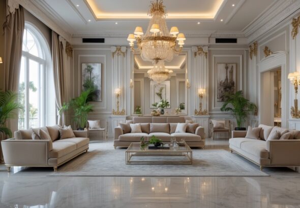 Dekorasi Interior Megah dan Terbaik dengan Sentuhan Eropa Modern untuk Rumah Elegan