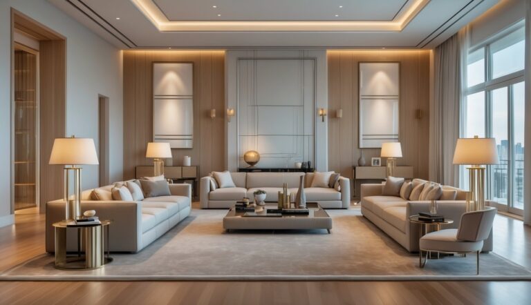 Dekorasi Ruang Keluarga Megah dan Terbaik dengan Sentuhan Interior Minimalis Modern yang Elegan