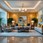 Cara Memadukan Warna Cat untuk Dekorasi Ruang Keluarga Megah dan Estetik yang Menawan