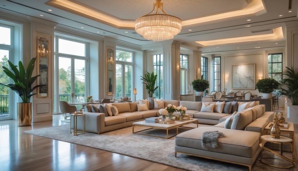 Tren Dekorasi Ruang Keluarga Megah dan Luxury yang Sedang Populer Tahun Ini