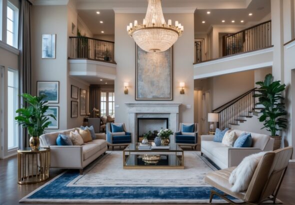 Konsep Dekorasi Ruang Keluarga Megah dan Terbaik untuk Rumah Dua Lantai yang Nyaman dan Fungsional