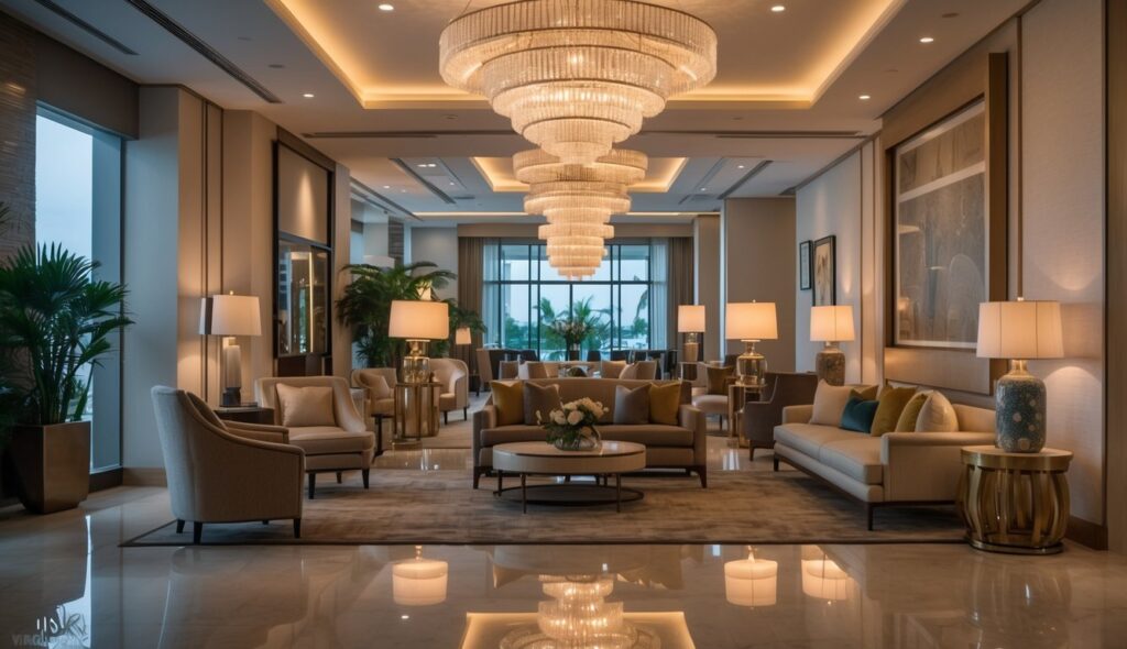 Pencahayaan Interior Mewah No.1 untuk Hotel dan Apartemen yang Elegan