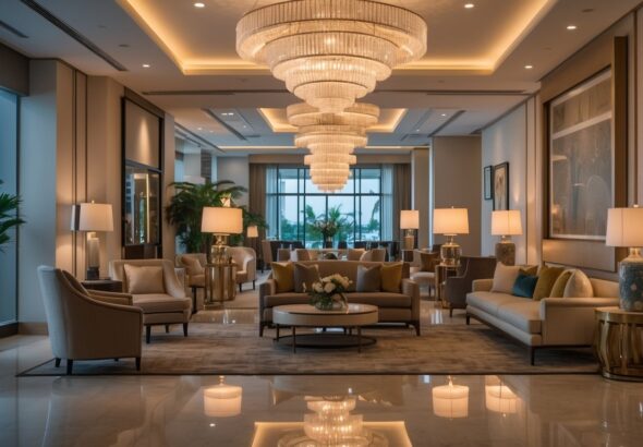 Pencahayaan Interior Mewah No.1 untuk Hotel dan Apartemen yang Elegan