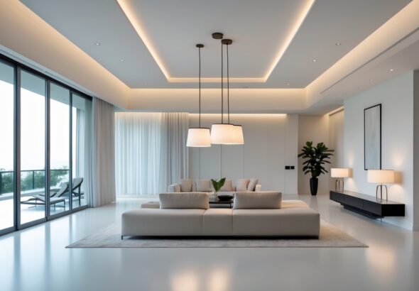 Inspirasi Pencahayaan Interior Mewah No.1 Minimalis Untuk Ruang yang Elegan