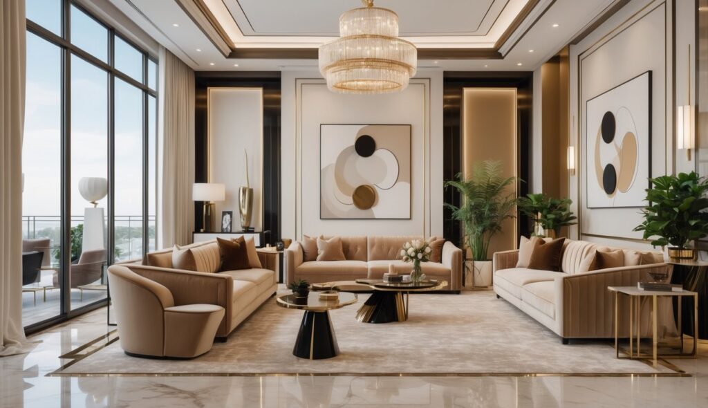 Ide Konsep Desain Interior Ruang Tamu Termewah dengan Sentuhan Elegan dan Estetika Modern