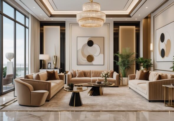 Ide Konsep Desain Interior Ruang Tamu Termewah dengan Sentuhan Elegan dan Estetika Modern