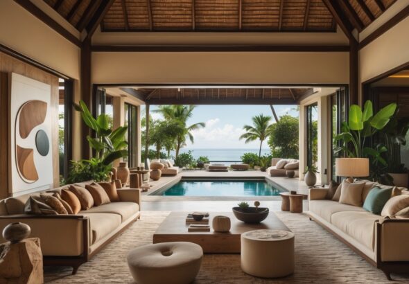 Inspirasi Konsep Desain Interior Villa Mewah dengan Nuansa Resort yang Elegan dan Artistik