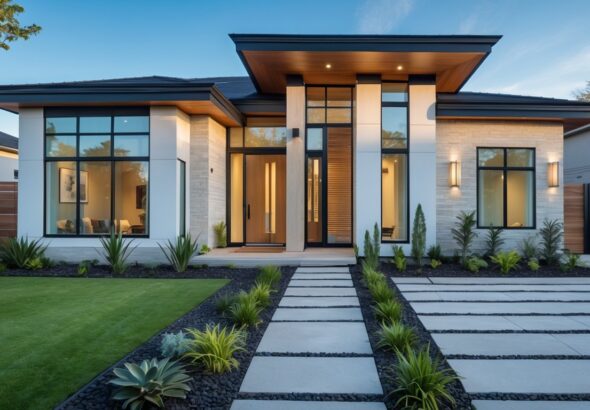 Desain Rumah Modern 1 Lantai Terbaru dengan Tata Ruang Nyaman dan Estetik