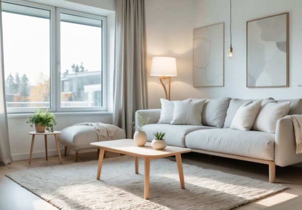 Inspirasi Design Ruang Tamu Scandinavian yang Cozy dan Modern Untuk Kenyamanan Maksimal