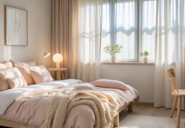 Inspirasi Design Kamar Tidur Aesthetic Ala Korea yang Nyaman dan Cozy untuk Suasana Relaksasi