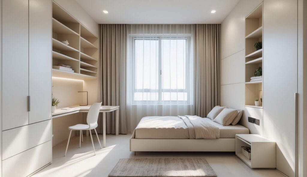 Cara Design Kamar Tidur Ukuran Kecil Agar Terlihat Luas dan Rapi Dengan Tips Efektif