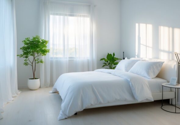 Inspirasi Design Kamar Tidur Warna Putih yang Bersih dan Menenangkan untuk Suasana Nyaman