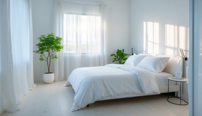 Inspirasi Design Kamar Tidur Warna Putih yang Bersih dan Menenangkan untuk Suasana Nyaman
