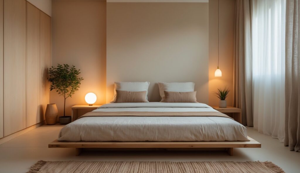 Design Kamar Tidur Japandi yang Simpel, Hangat, dan Modern untuk Kenyamanan Optimal