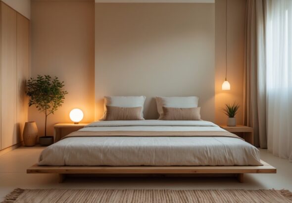 Design Kamar Tidur Japandi yang Simpel, Hangat, dan Modern untuk Kenyamanan Optimal
