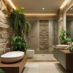 Design Kamar Mandi Terbaik Bernuansa Natural dengan Batu Alam Untuk Keanggunan yang Tahan Lama