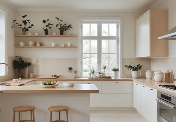 Design Dapur Cantik dengan Nuansa Scandinavian yang Elegan dan Fungsional
