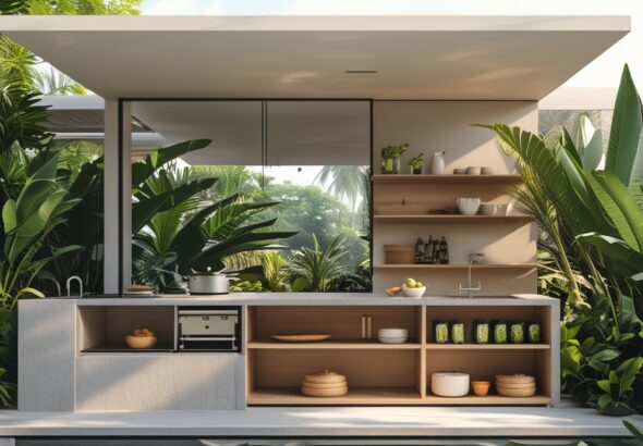 Panduan Lengkap Design Dapur Outdoor Minimalis untuk Rumah Tropis Indonesia yang Stylish dan Fungsional