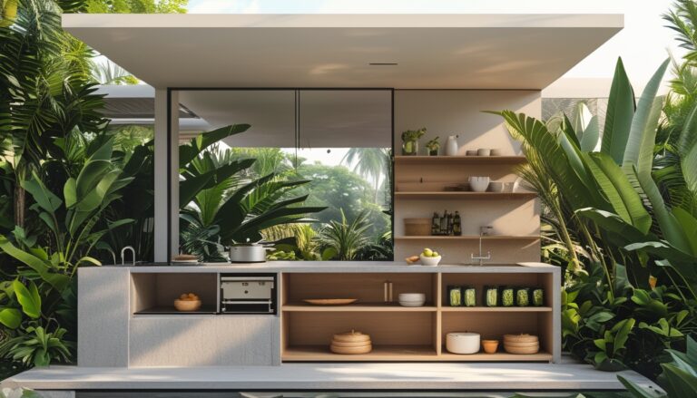 Panduan Lengkap Design Dapur Outdoor Minimalis untuk Rumah Tropis Indonesia yang Stylish dan Fungsional