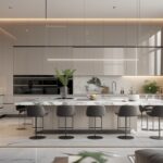 15 Ide Design Dapur Mewah Modern dengan Kitchen Set Estetik Terbaru yang Memukau