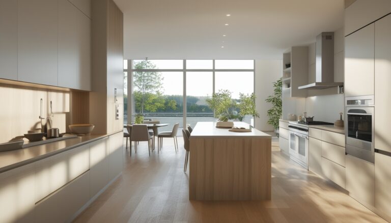 Inspirasi Design Dapur Dan Ruang Makan Menyatu Agar Terlihat Lebih Luas dan Fungsional
