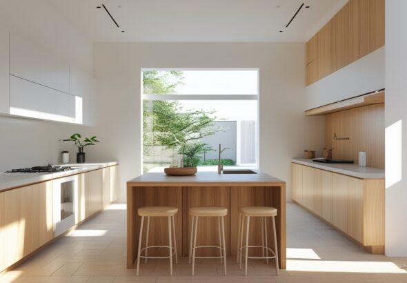 Design Dapur Bernuansa Kayu Natural untuk Rumah Modern Minimalis: Memadukan Estetika dan Fungsionalitas
