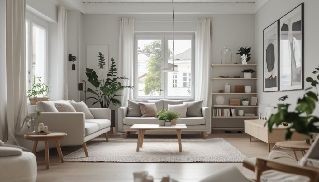 Inspirasi Dekorasi Ruang Keluarga Bergaya Scandinavian yang Estetik dan Fungsional untuk Hunian Modern