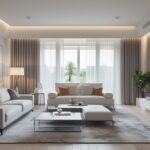 Desain Ruang Keluarga dan Ruang Tamu Menyatu untuk Hunian Modern Minimalis yang Fungsional