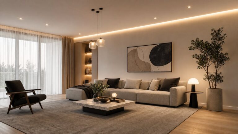Cara Memilih Pencahayaan Interior Keren untuk Ruang Tamu Minimalis Masa Kini yang Stylish dan Fungsional