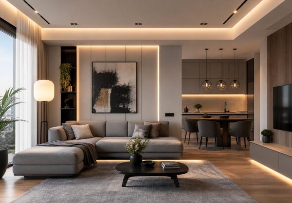 Tren Pencahayaan Interior Keren 2026 untuk Rumah Modern dan Apartemen Kecil