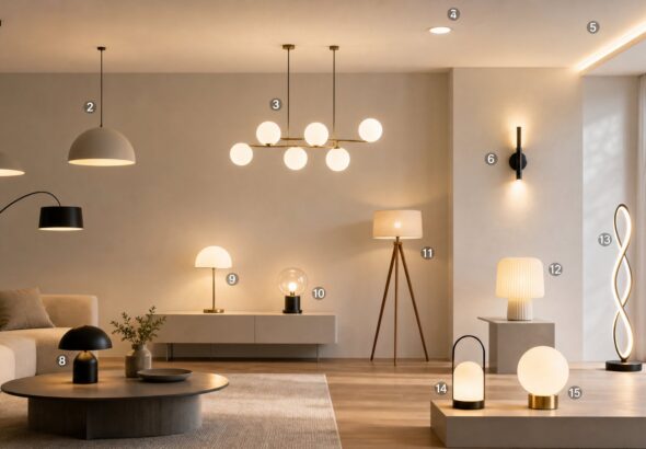 15 Model Lampu dan Pencahayaan Interior Keren untuk Rumah Minimalis Modern
