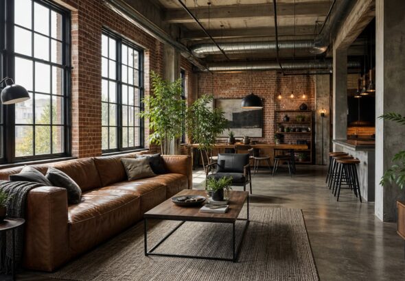 Inspirasi Konsep Design Interior Keren dengan Sentuhan Industrial yang Estetik untuk Ruang Modern