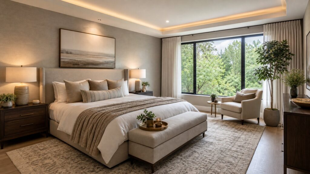 Konsep Design Interior Keren untuk Kamar Tidur Modern yang Nyaman dan Elegan