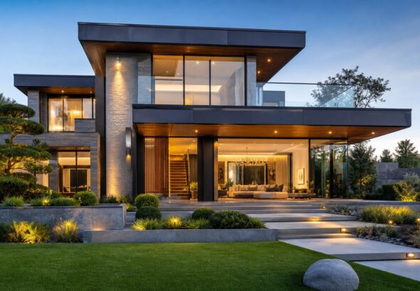 Inspirasi Design Rumah Modern 2026: 2 Lantai dengan Fasad Mewah dan Interior Elegan