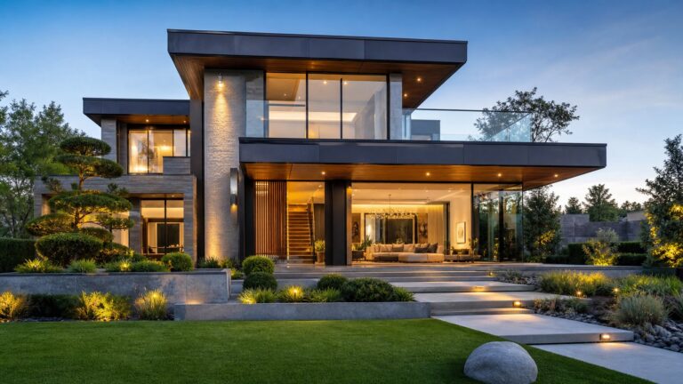 Inspirasi Design Rumah Modern 2026: 2 Lantai dengan Fasad Mewah dan Interior Elegan