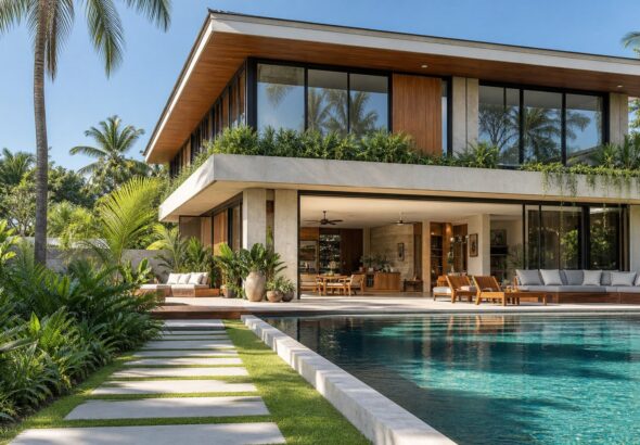 Design Rumah Modern 2026 Bergaya Minimalis Tropis yang Ideal untuk Iklim Indonesia