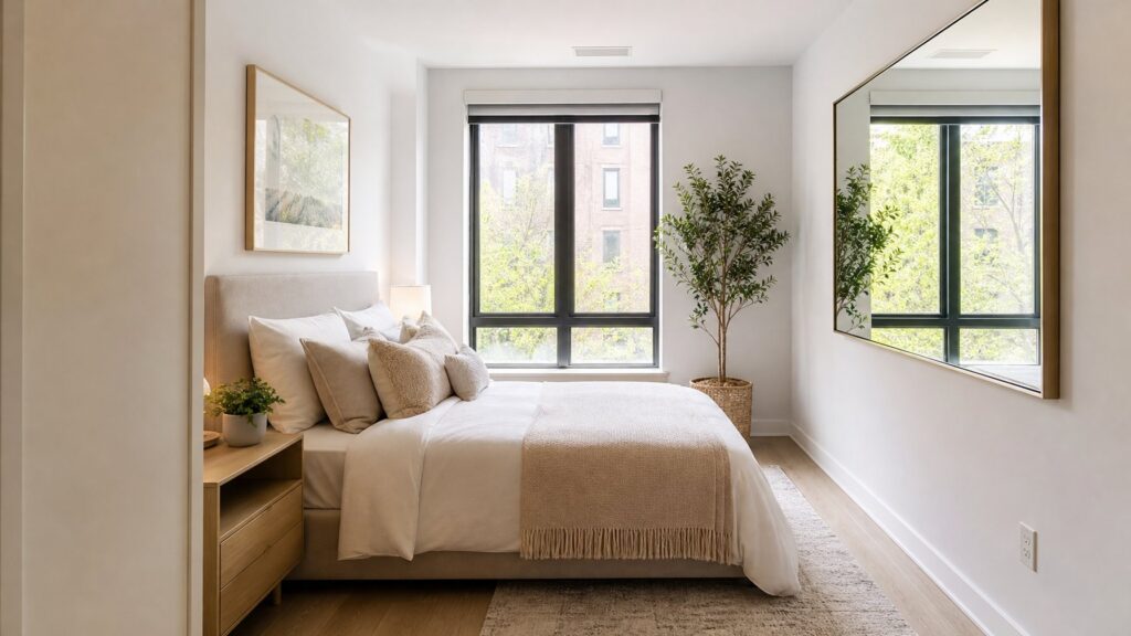Tips Desain Kamar Tidur Sempit Agar Terlihat Luas dan Nyaman Dalam Pemanfaatan Ruang