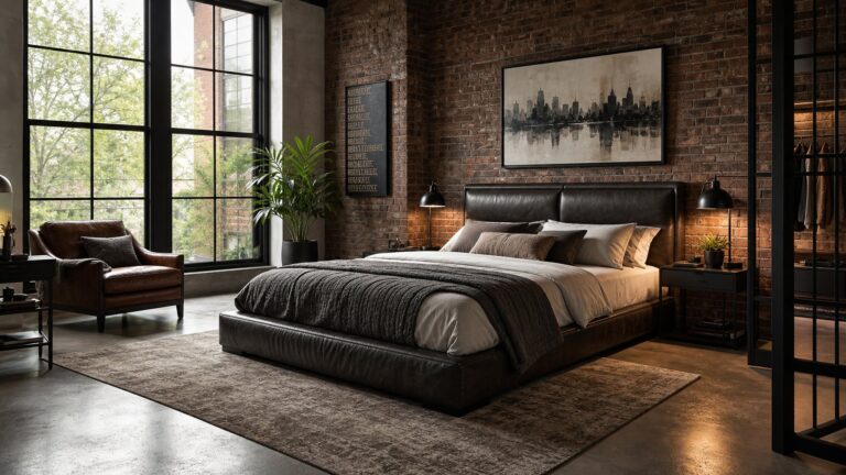 Tren Desain Kamar Tidur Industrial yang Maskulin dan Elegan di 2026