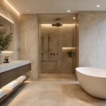 Inspirasi Desain Kamar Mandi Mewah Ala Hotel Bintang Lima di Rumah Modern elegan