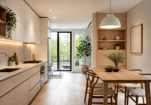 Ide Desain Dapur Menyatu dengan Ruang Makan Lahan Sempit Konsep Open Space yang Fungsional
