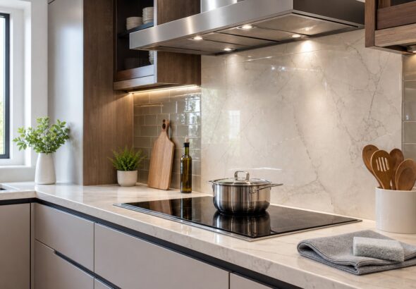 Tips Memilih Material Backsplash Dapur yang Tahan Panas dan Mudah Dibersihkan untuk Dapur Modern