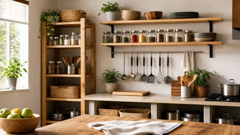 Solusi Penyimpanan Bumbu dan Alat Masak untuk Dapur Rumah Tanpa Kitchen Set yang Praktis