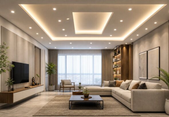 Panduan Menata Pencahayaan Lampu Drop Ceiling Ruang Tamu
